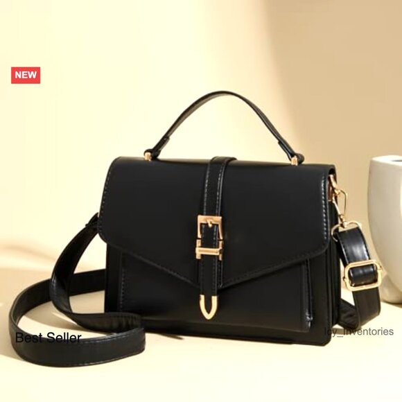 XB Womens Small Satchel Handbags Crossbody Bag Faux Leather  PU Leather Crossbody Bag with Detachable Strap and Top Handle